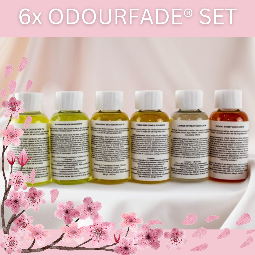6x 50ml Fragrance Oils Odourfade® - Fragrance Oil for Candle Making & Wax Melts | Blossom Oils