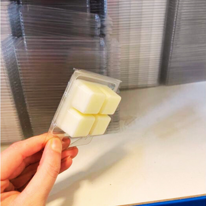 4 Cavity Cube Wax Melt Clamshell