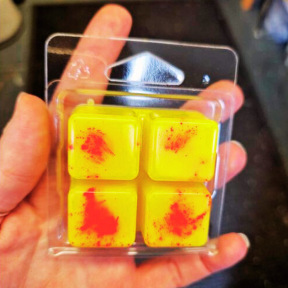4 Cavity Cube Wax Melt Clamshell