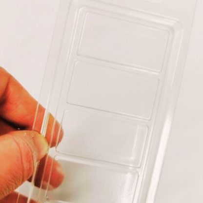 5 Cavity Wax Melt Snap Bar Clamshell