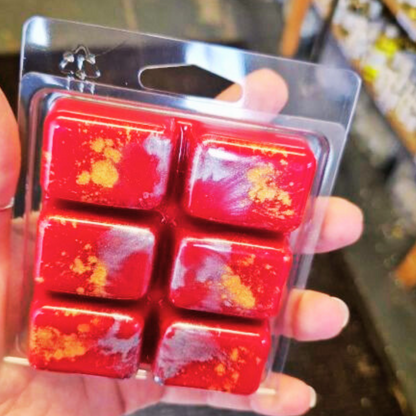 6 Cavity Cube Wax Melt Clamshell